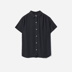 Everlane go weave square shirt black